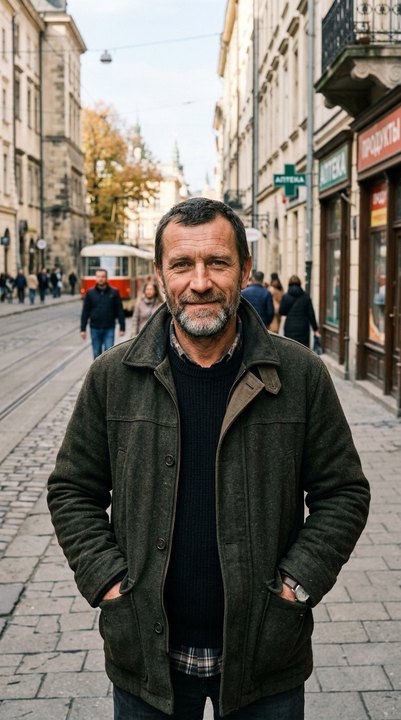 До: Медленно поворачивает голову к камере